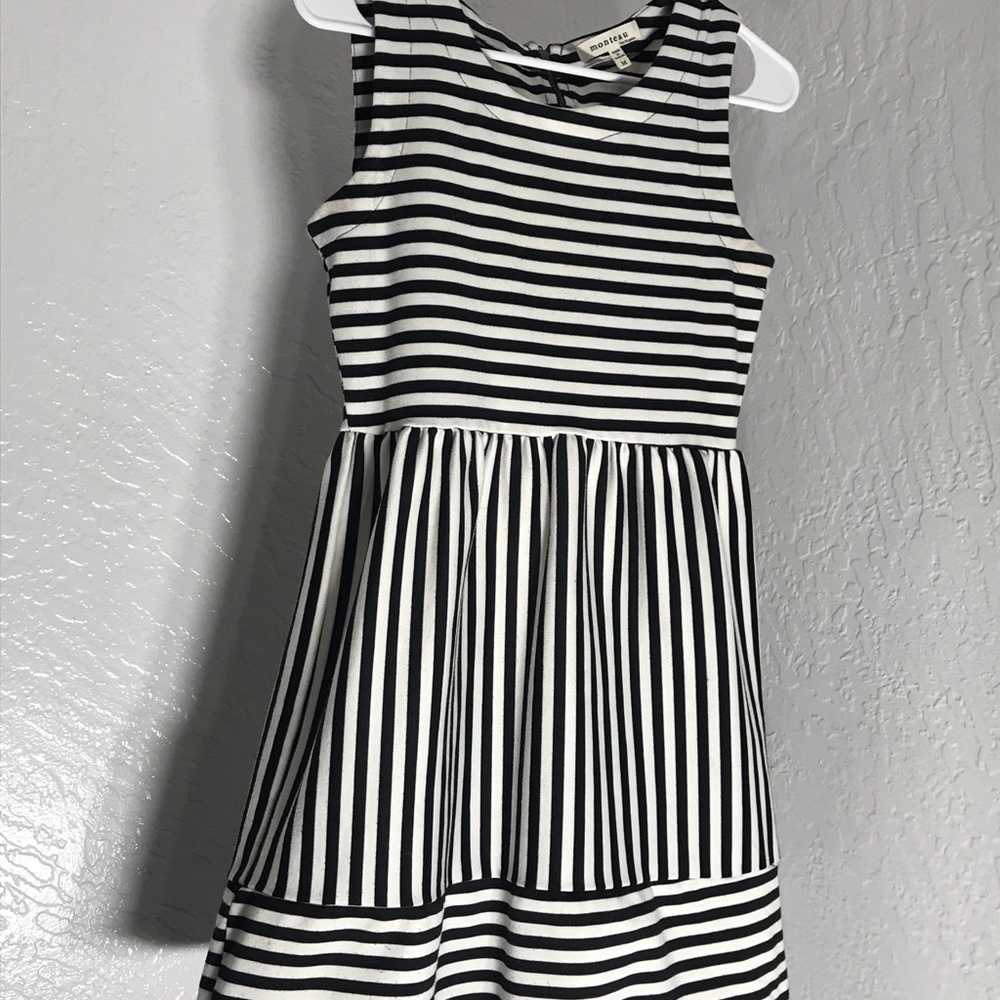 Black & White Striped Dress